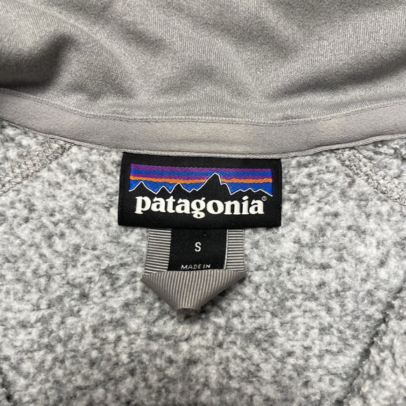 Patagonia Better Sweater Fleece Jacket Womens Gray 1/4 Zip Sweatshirt - Picture 5 of 9